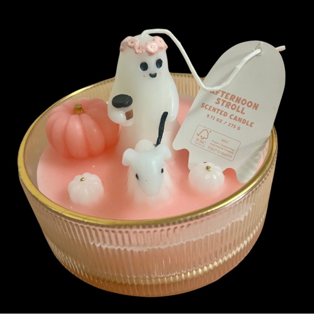 Ghost Walking Dog  Afternoon Stroll CandlePerfect for Fall/Halloween